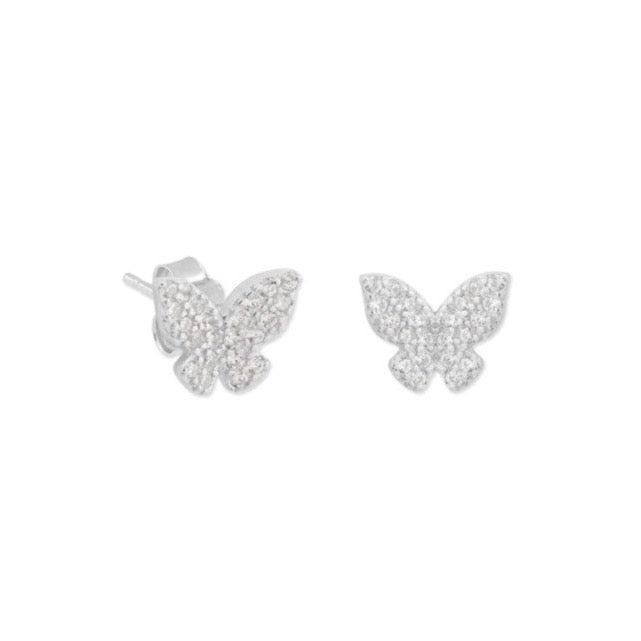 Gold Butterfly Earring 